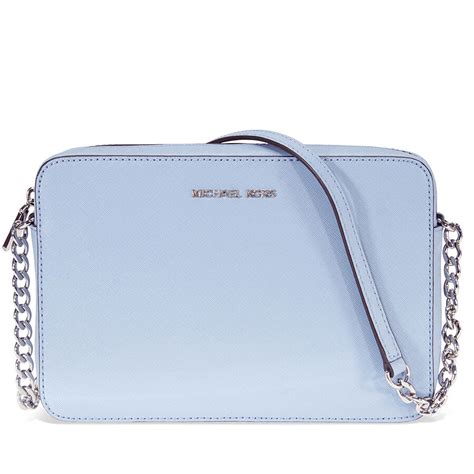 michael kors pale blue crossbody bag|michael kors navy crossbody bag.